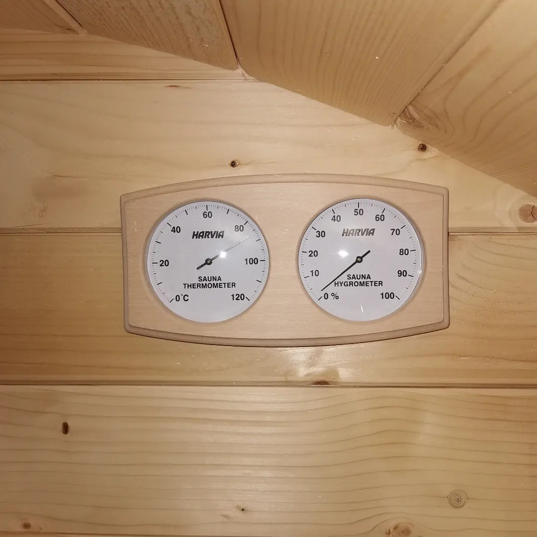 sauna at 90 degrees